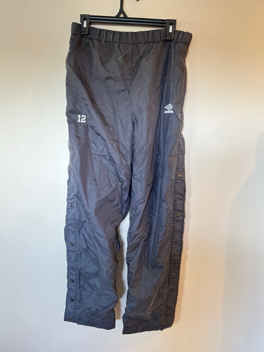 Umbro Black Track Jacket with White Logo